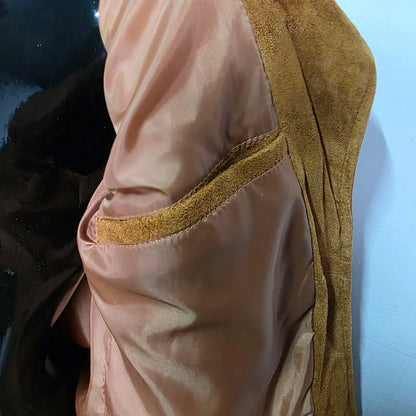 Handmade Brown Suede Fringe Jacket – Western Jacket for Women